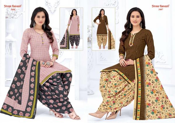 Shree Ganesh Hansika Vol-14 Cotton Designer Redymade Suit